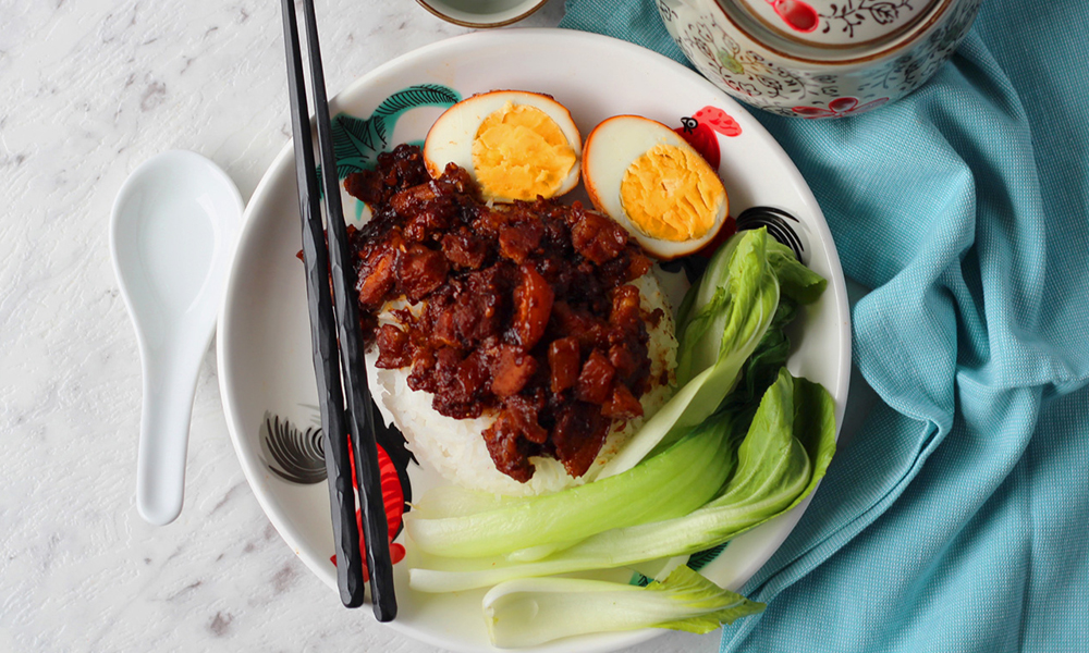 Braised pork rice