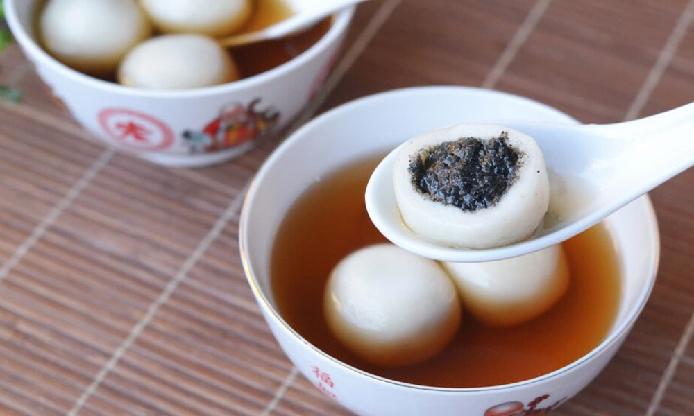 tang yuan black sesame