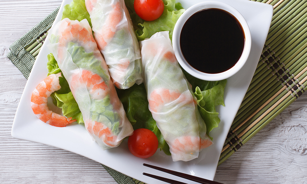 Vietnamese fresh spring roll