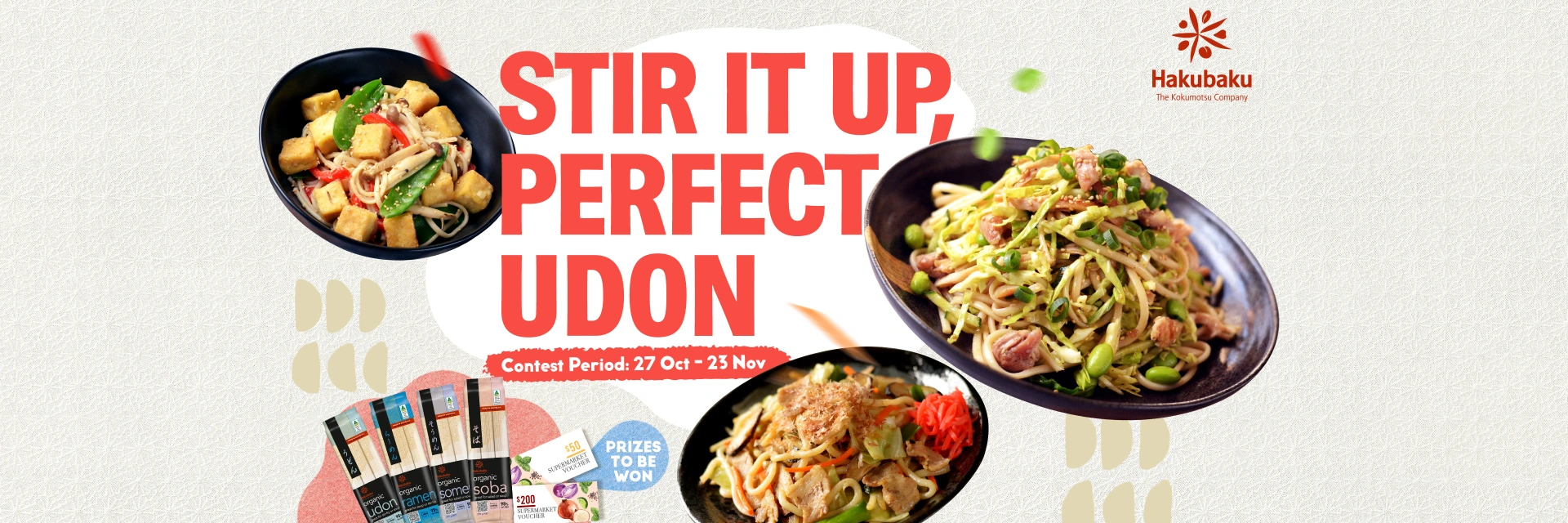 Hakubaku – Stir it up, Perfect Udon Contest