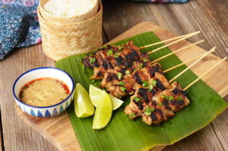 Thai Grilled Pork Skewers
