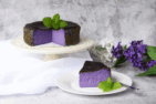 Ube Burnt Basque Cheesecake