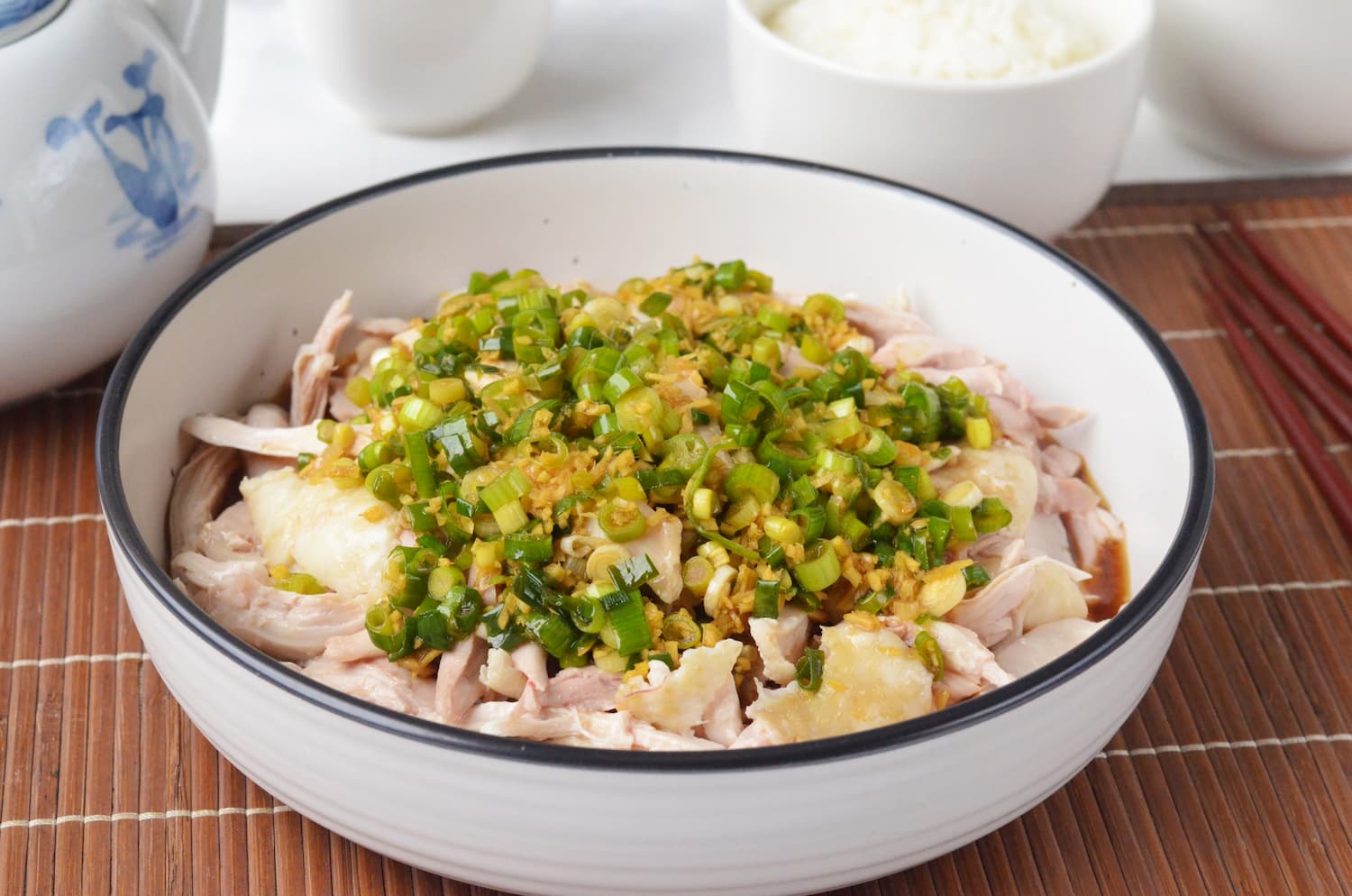 Steamed Ginger Scallion Chicken | Asian Inspirations
