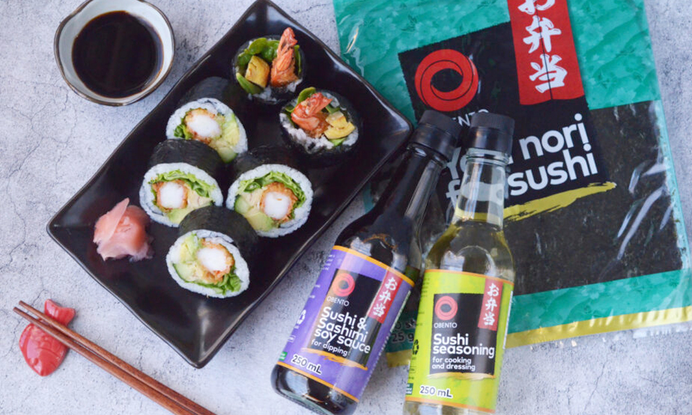 lettuce maki sushi roll