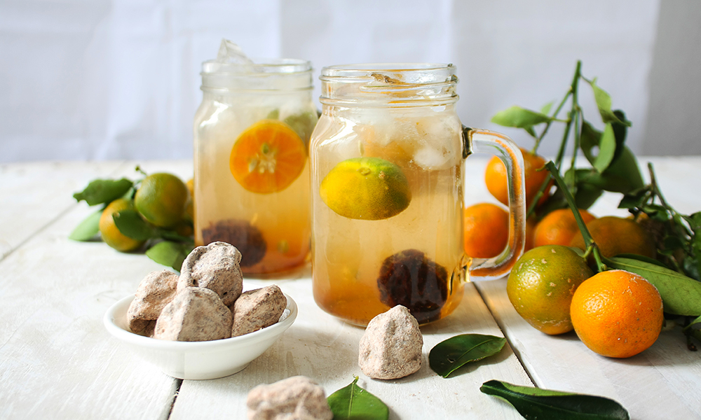 Malaysian fruit juice with asam boi