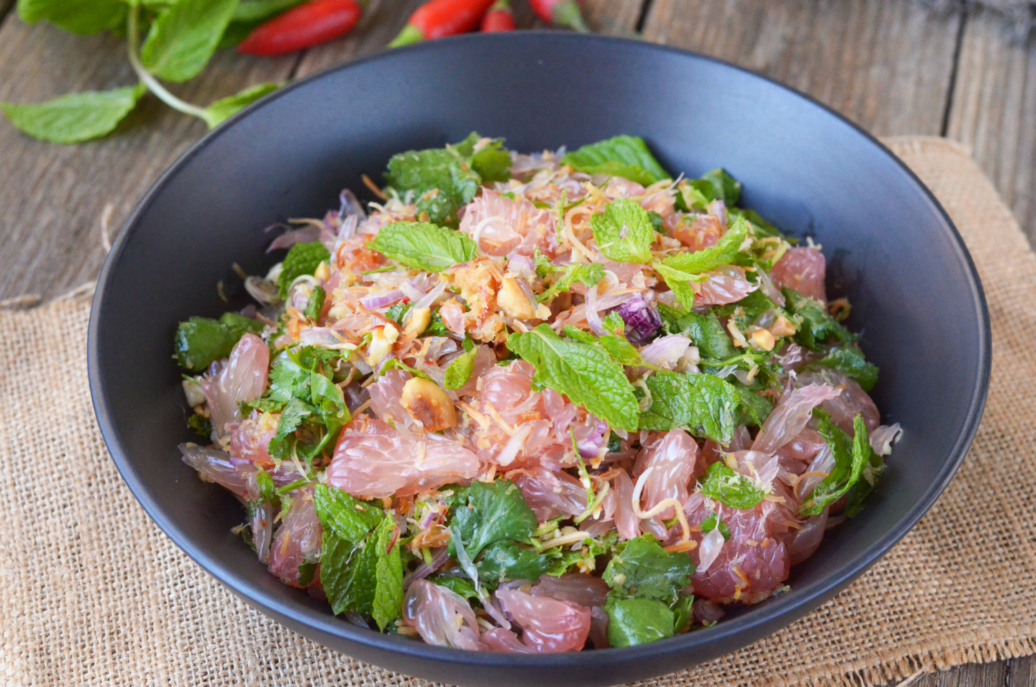 Thai Pomelo Salad | Asian Inspirations