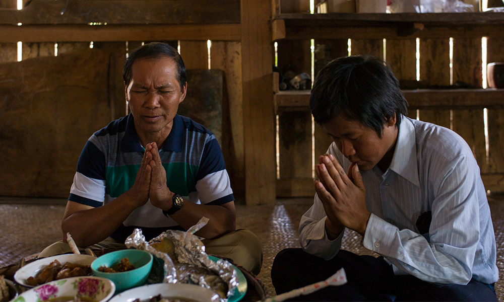 Myanmar meals dining table
