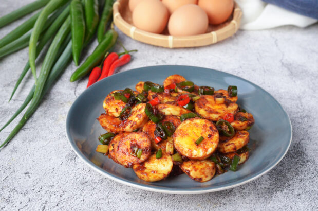 Hunan Fried Sliced Eggs