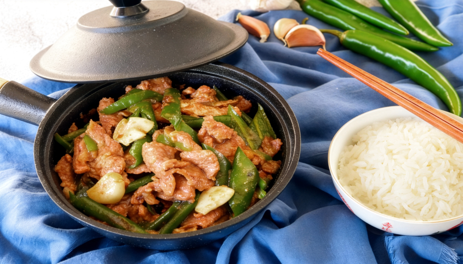 Hunan Stir-fried Pork with Chilies