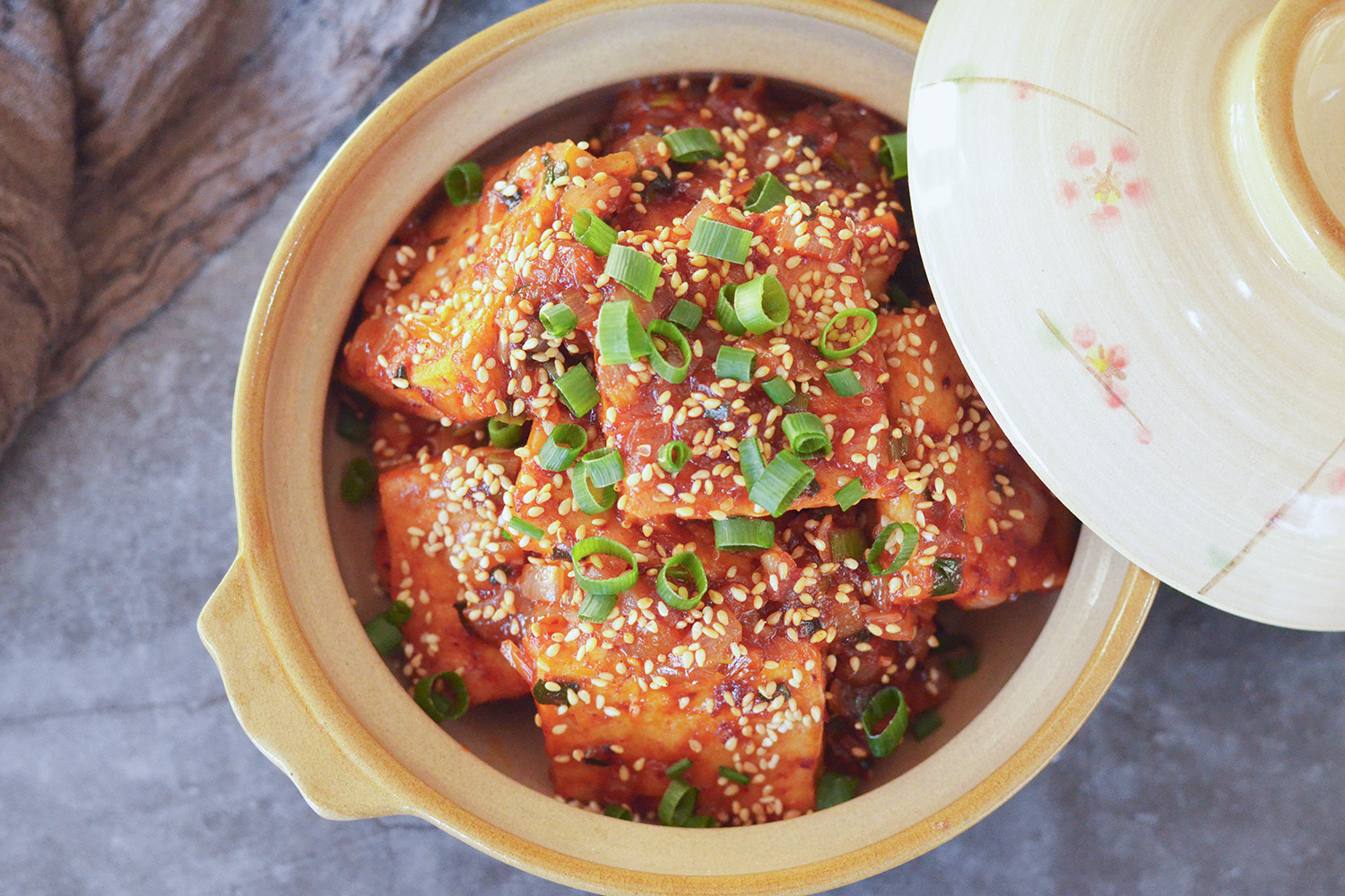 Spicy Braised Tofu (Dubu Jorim) | Asian Inspirations