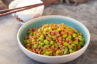 Stir-fried Edamame with Pork