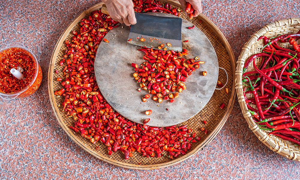 xiang cuisine chopped chilli