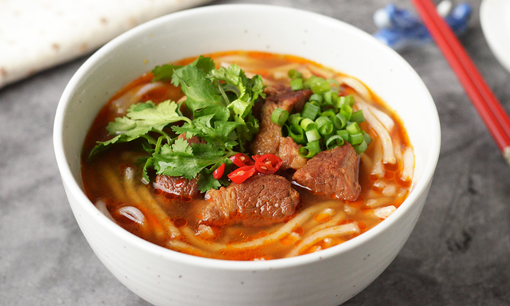 changde beef rice noodle soup