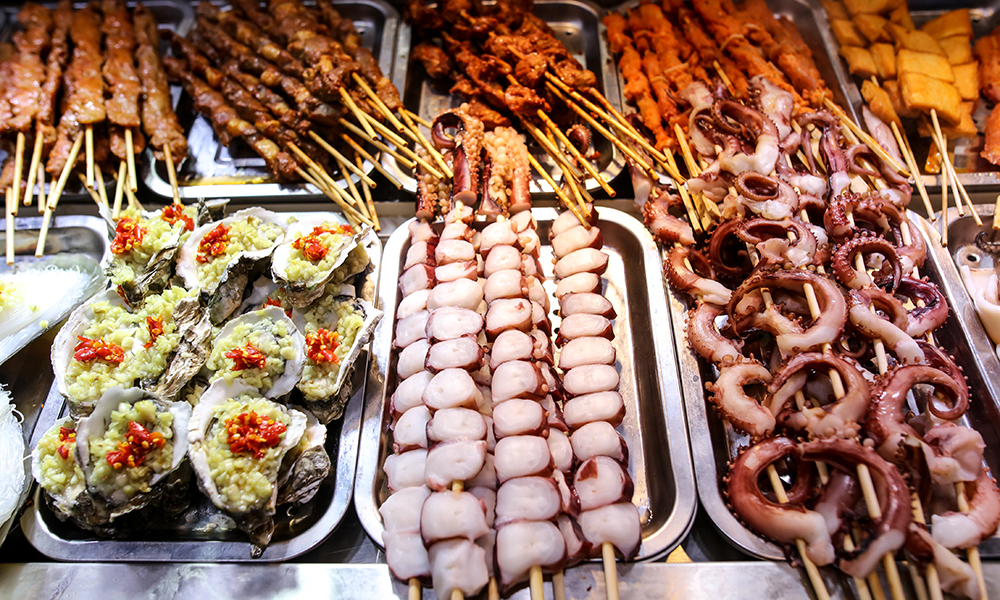 xiang cuisine grillers and skewers