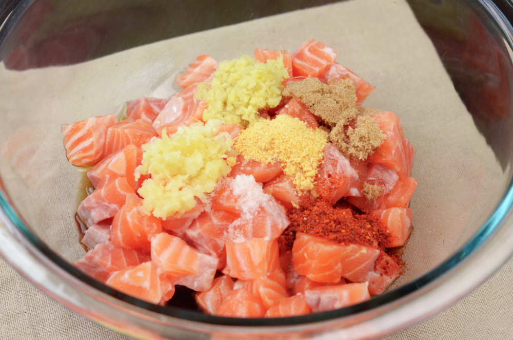 Salmon Sushi Bites Salmon Sushi Bites