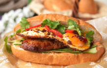 Chilli Oil Fried Eggs Banh Mi
