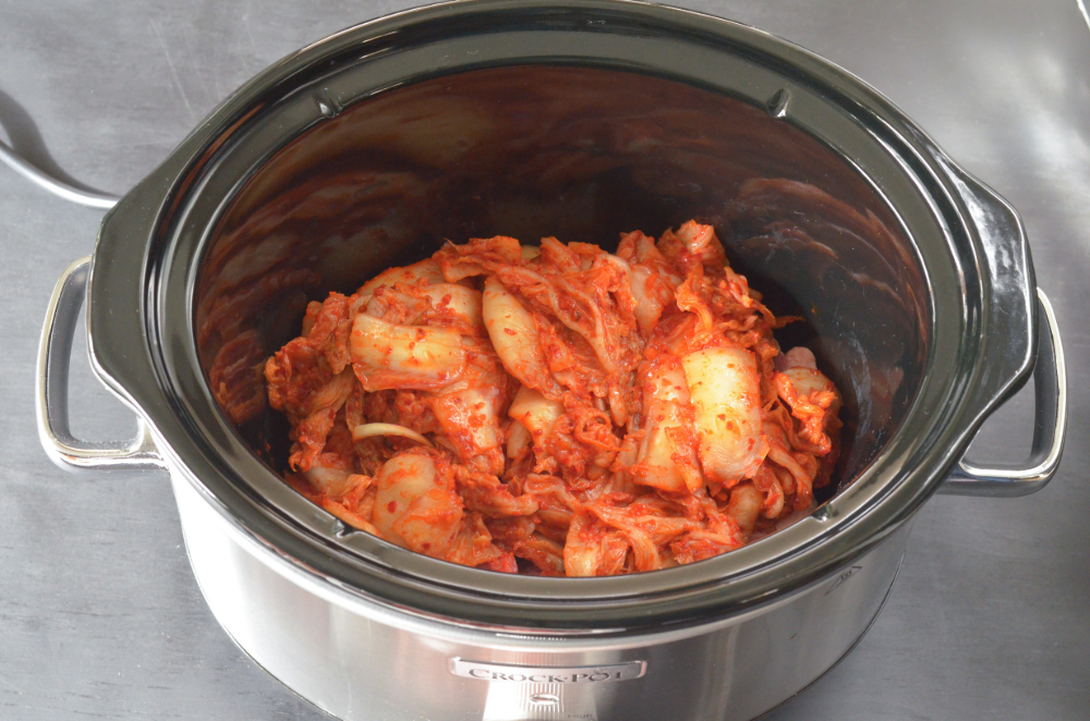 Slow Cook Kimchi Beef Stew