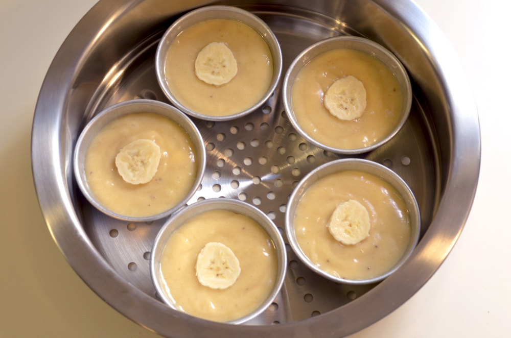 Steamed Banana Cupcakes (Apam Pisang)