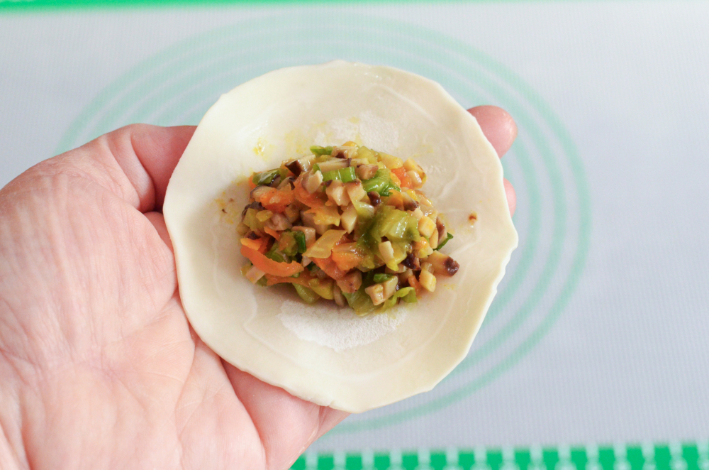 Thai Yellow Curry Vegan Dumplings