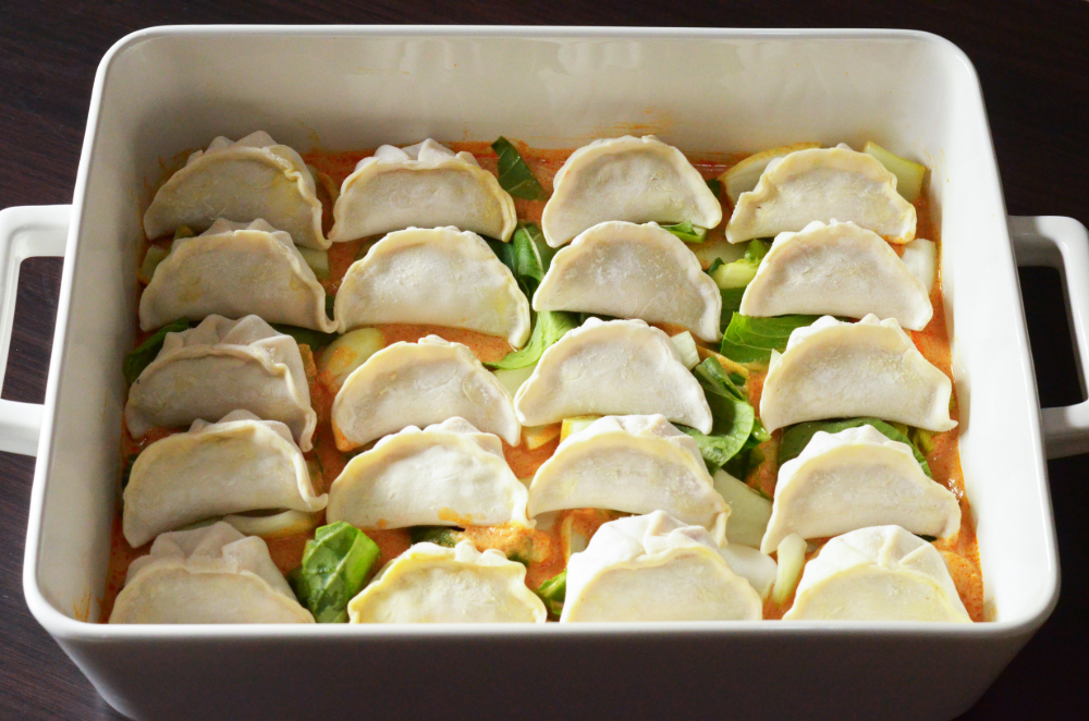Thai Yellow Curry Vegan Dumplings