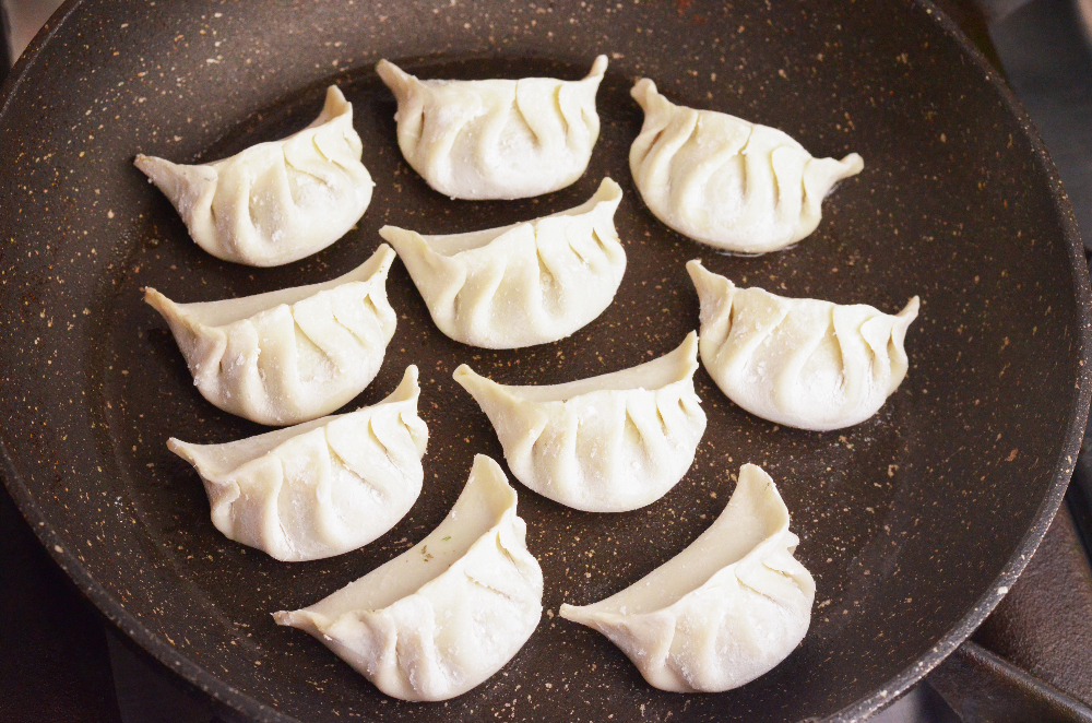 Chinese Dill &amp; Pork Dumplings