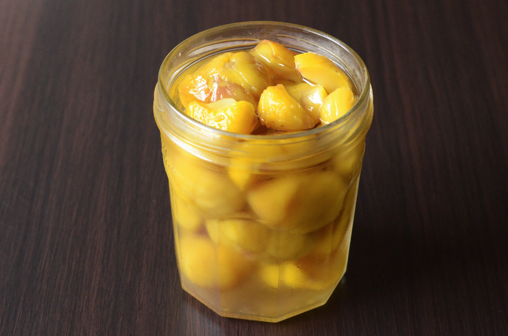 Japanese Chestnut Jelly Cake (Kuri Youkan) Japanese Chestnut Jelly Cake (Kuri Youkan)