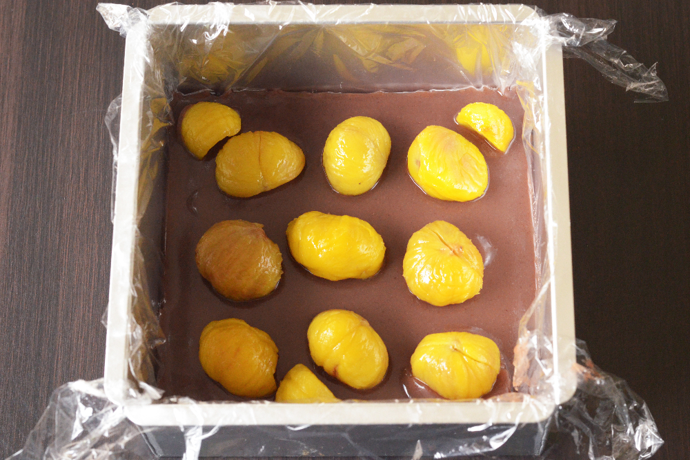 Japanese Chestnut Jelly Cake (Kuri Youkan) Japanese Chestnut Jelly Cake (Kuri Youkan)