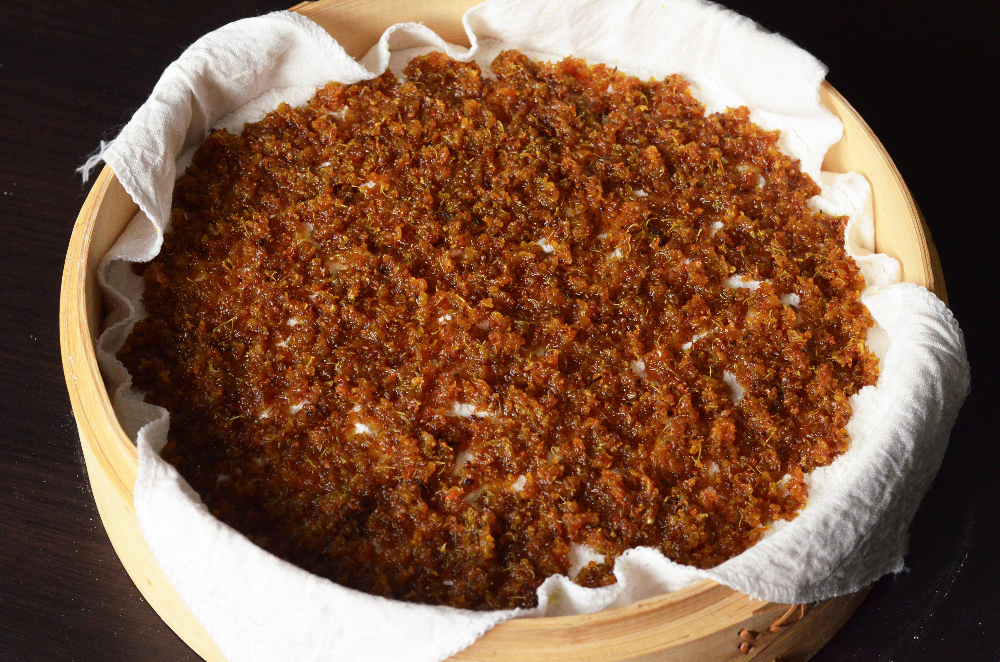 Chinese Steamed Osmanthus Rice Cake