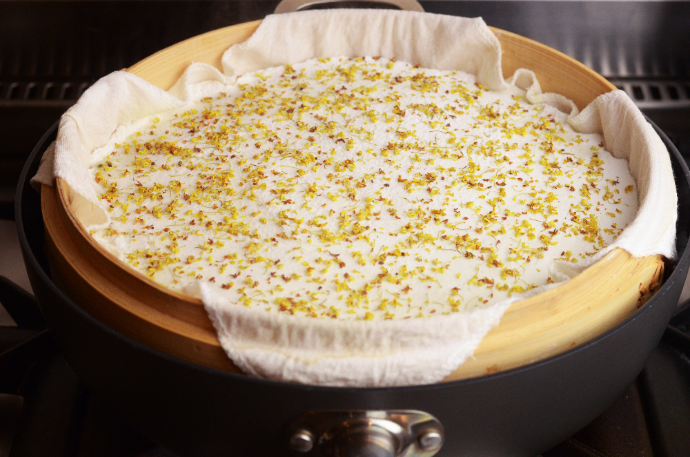 Chinese Steamed Osmanthus Rice Cake