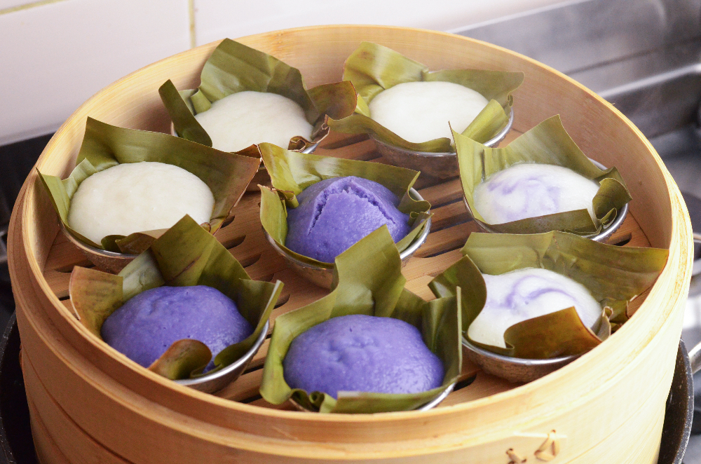 Filipino Steamed Rice Cake (Puto)