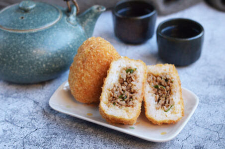 Crunchy Panko Pork Onigiri