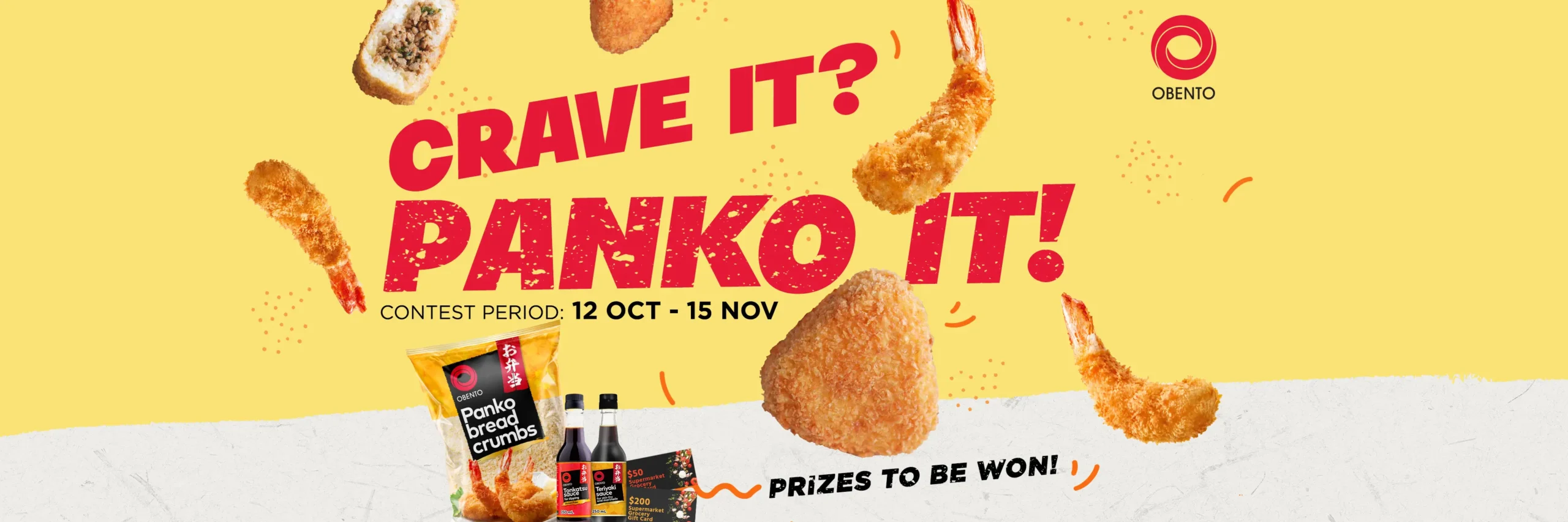 Obento Crave it Panko Contest Banner